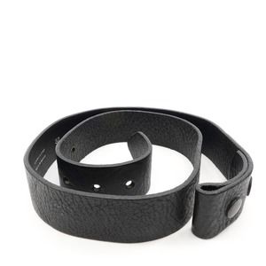 King Baby Studio Black Bovine Leather Belt Replacement No Buckle Size 32